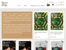 Tablet Screenshot of mestieridarte.it